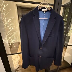 Peter Miller Navy Blue sport tailored Men's Blazer $500